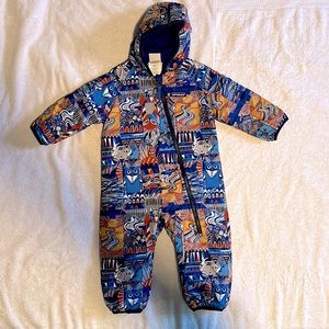 Patagonia Baby Reversible Puff-Ball Bunting Snowsuit